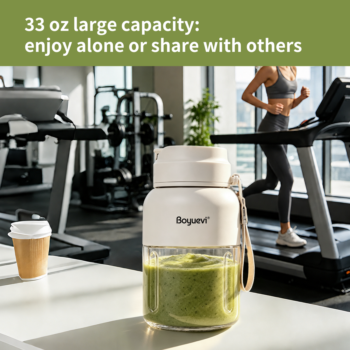Cordless portable blender, view 4