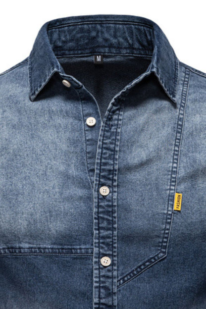 Men's Button Down Denim Shirt