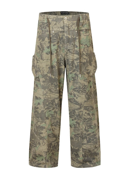 Men's Camo Print Cargo Pants