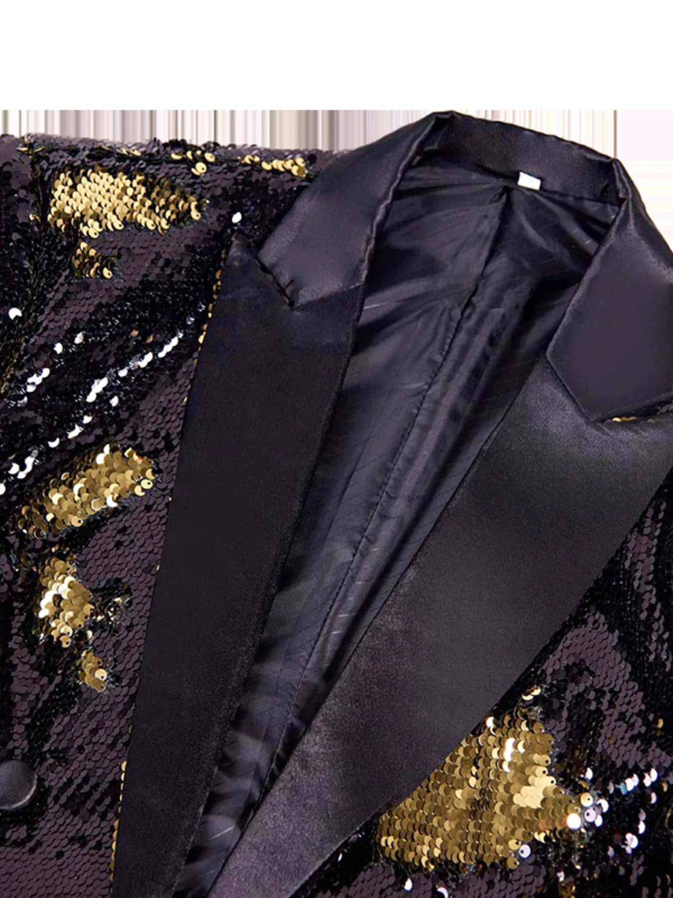 Men's Sequin Tuxedo Blazer