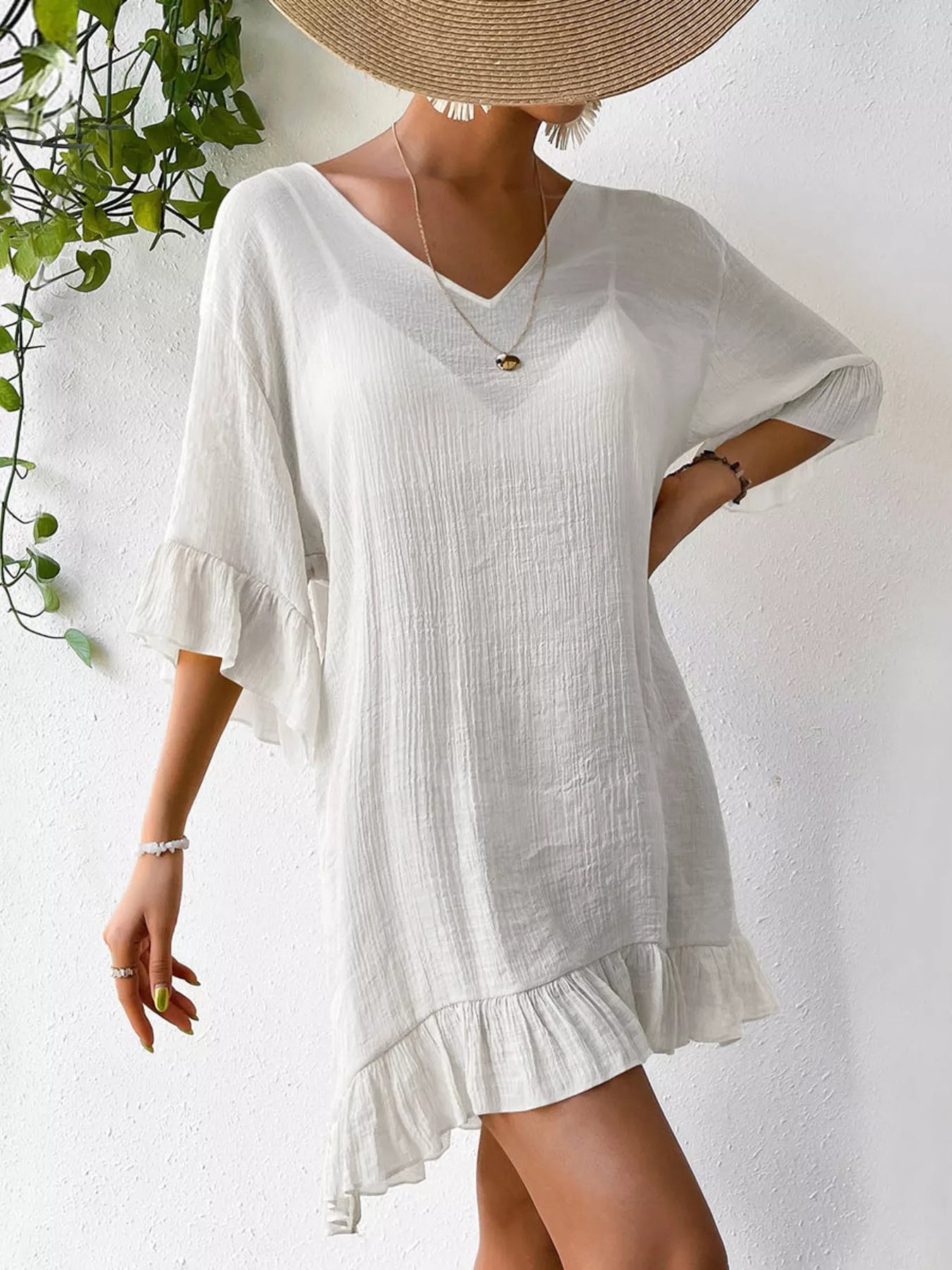 Butterfly Back Cover-Up Dress