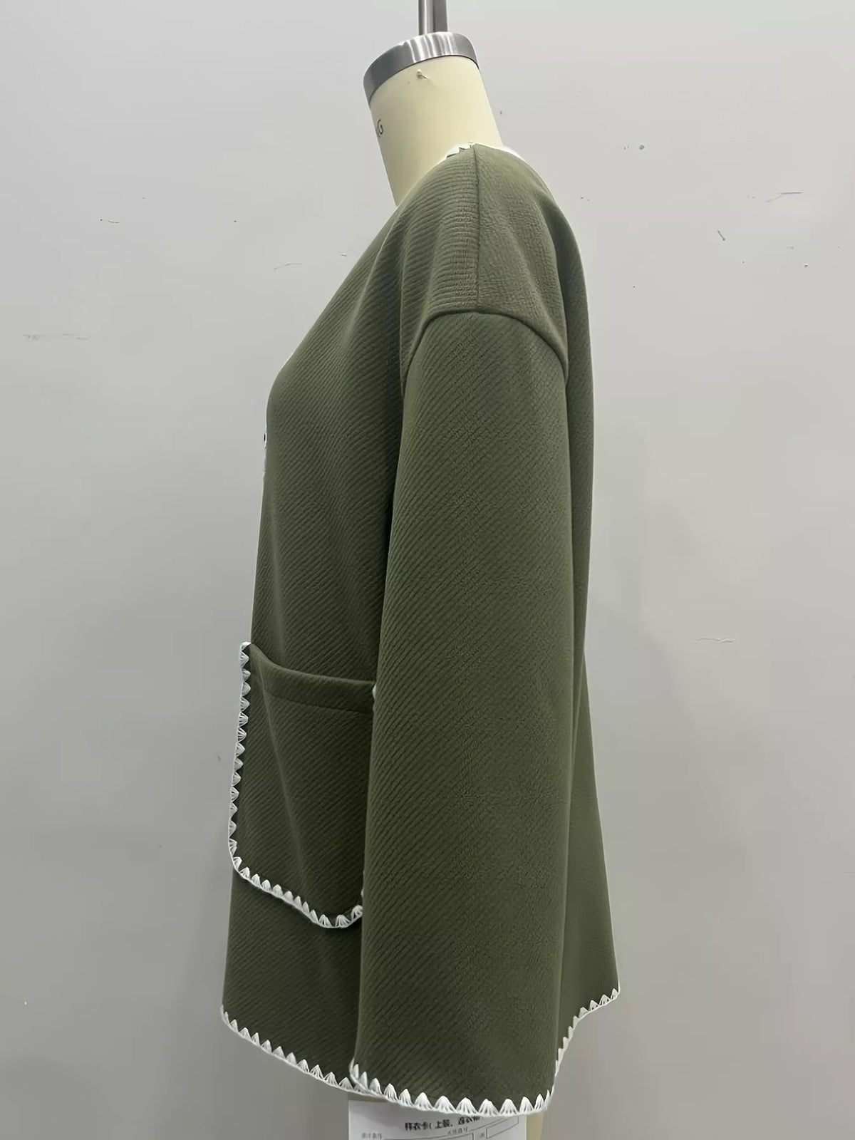 Button-front jacket, view 7