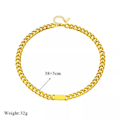 Bar chain necklace and bracelet set, view 7