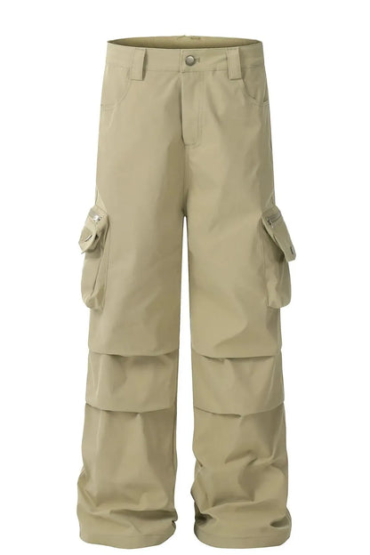 Wide Leg Cargo Men's Pants