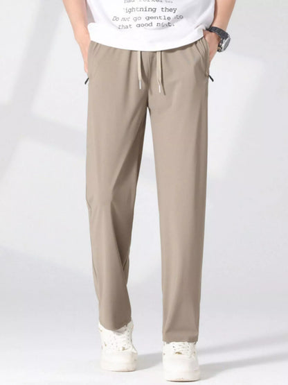 Men's Plus Size Casual Lightweight Quick-Dry Pants