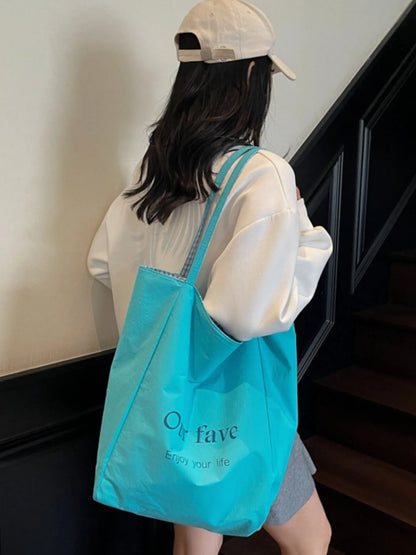 Plaid Pattern Tote Bag