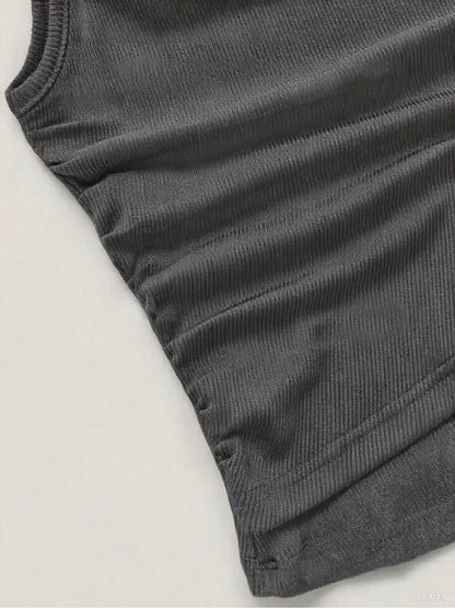 Side Tie Tank and Pants Set