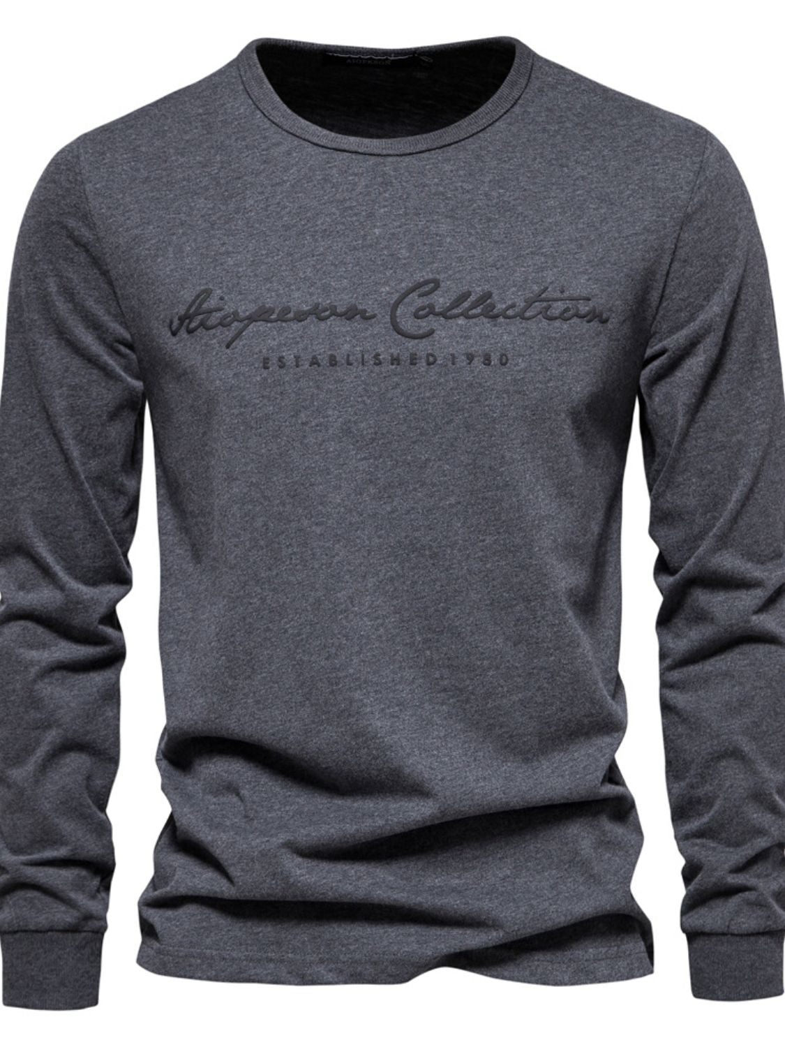 Round Neck Letter Graphic T-Shirt