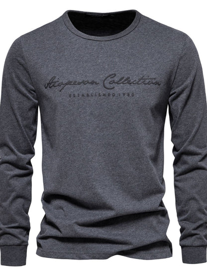 Round Neck Letter Graphic T-Shirt