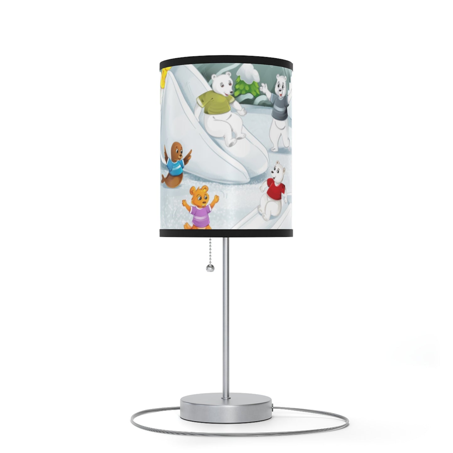 Poro the Polar Bear Lamp on a Stand