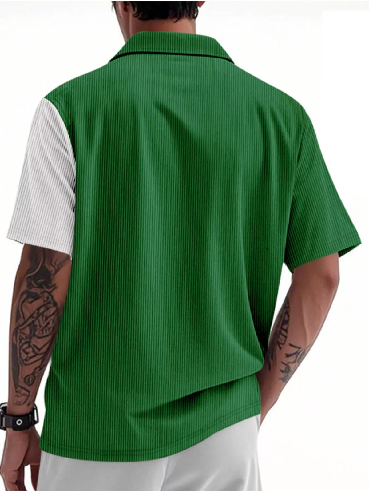 Two-tone corduroy shirt, view 6