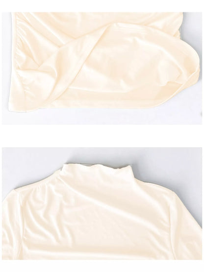 Ruched long sleeve T-shirt, view 5