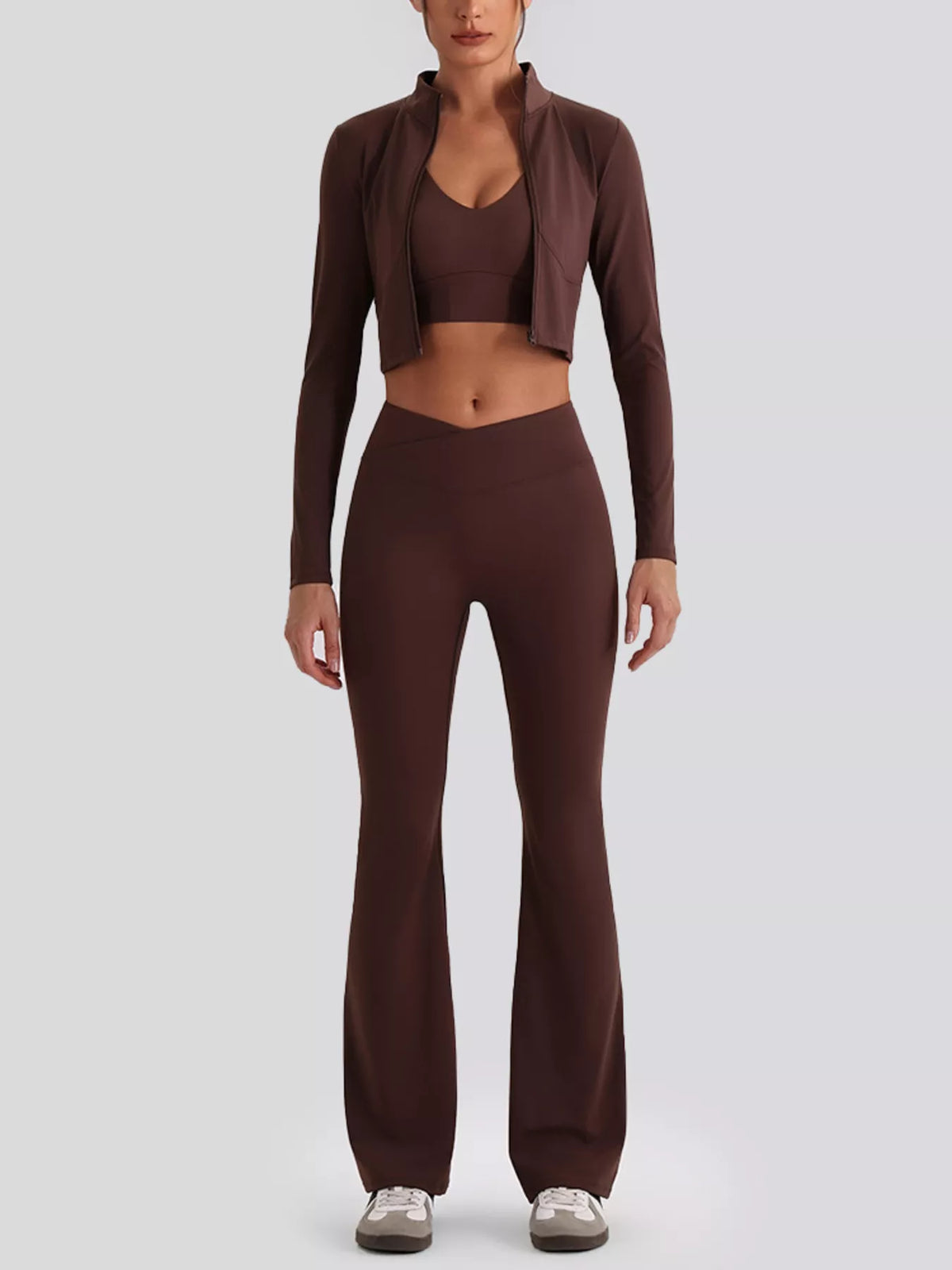 Seamless Criss-Cross Tank and Leggings Active Set