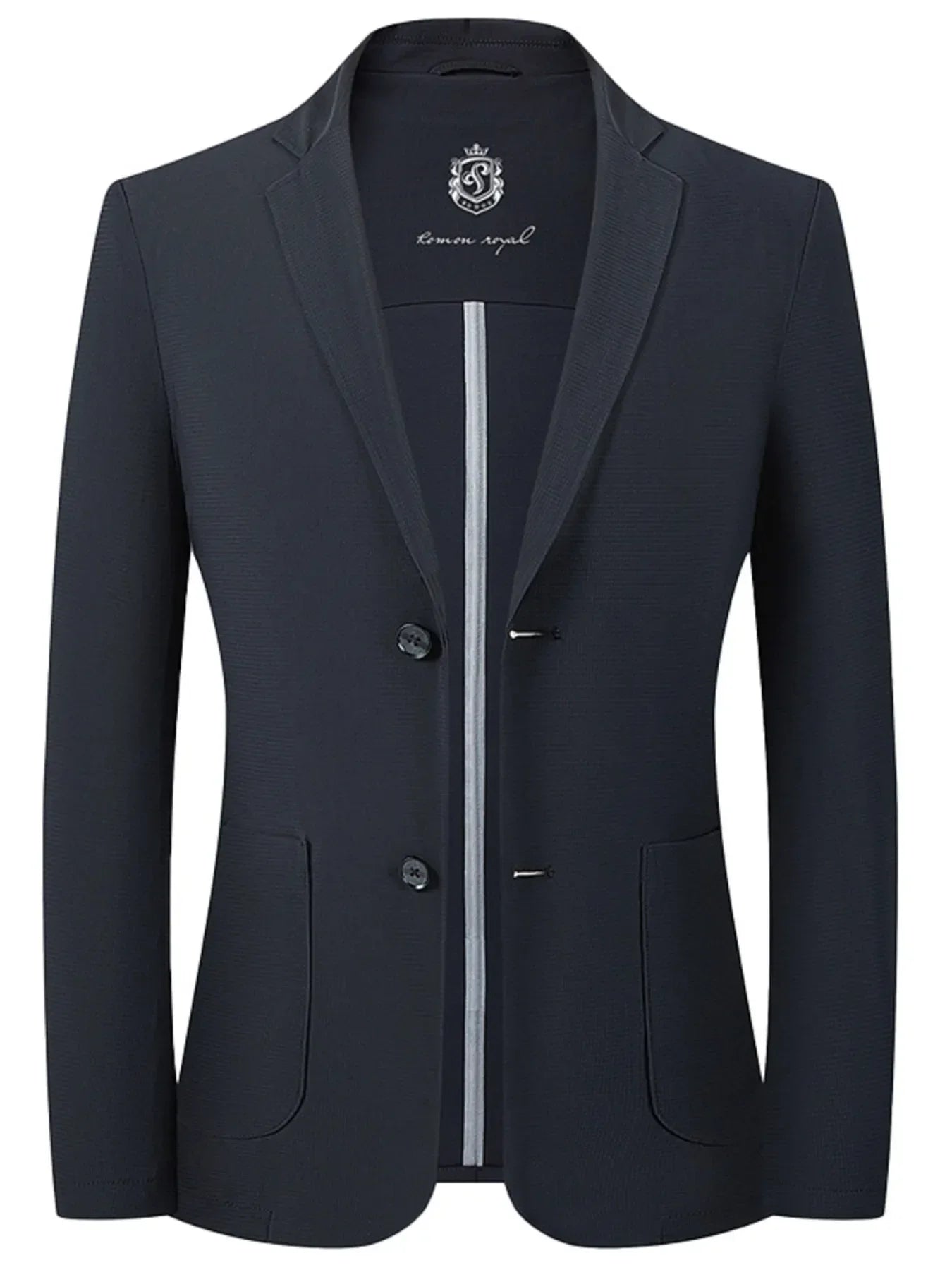 Men's Lapel Collar Long Sleeve Blazer