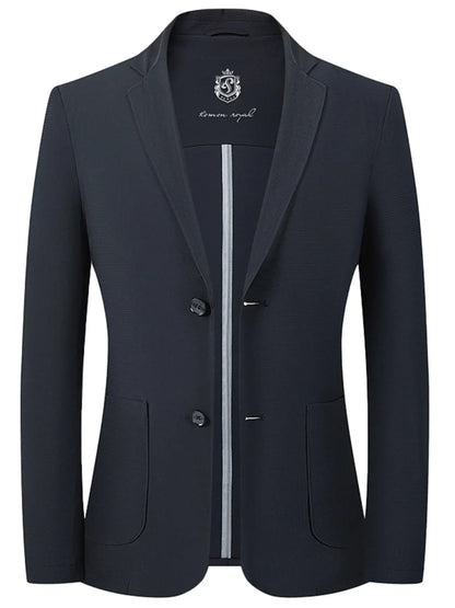 Men's Lapel Collar Long Sleeve Blazer