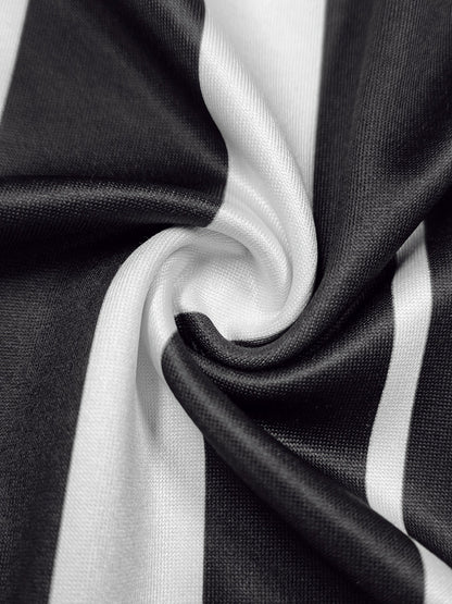 Plus Size Striped Spaghetti Strap Maxi Dress