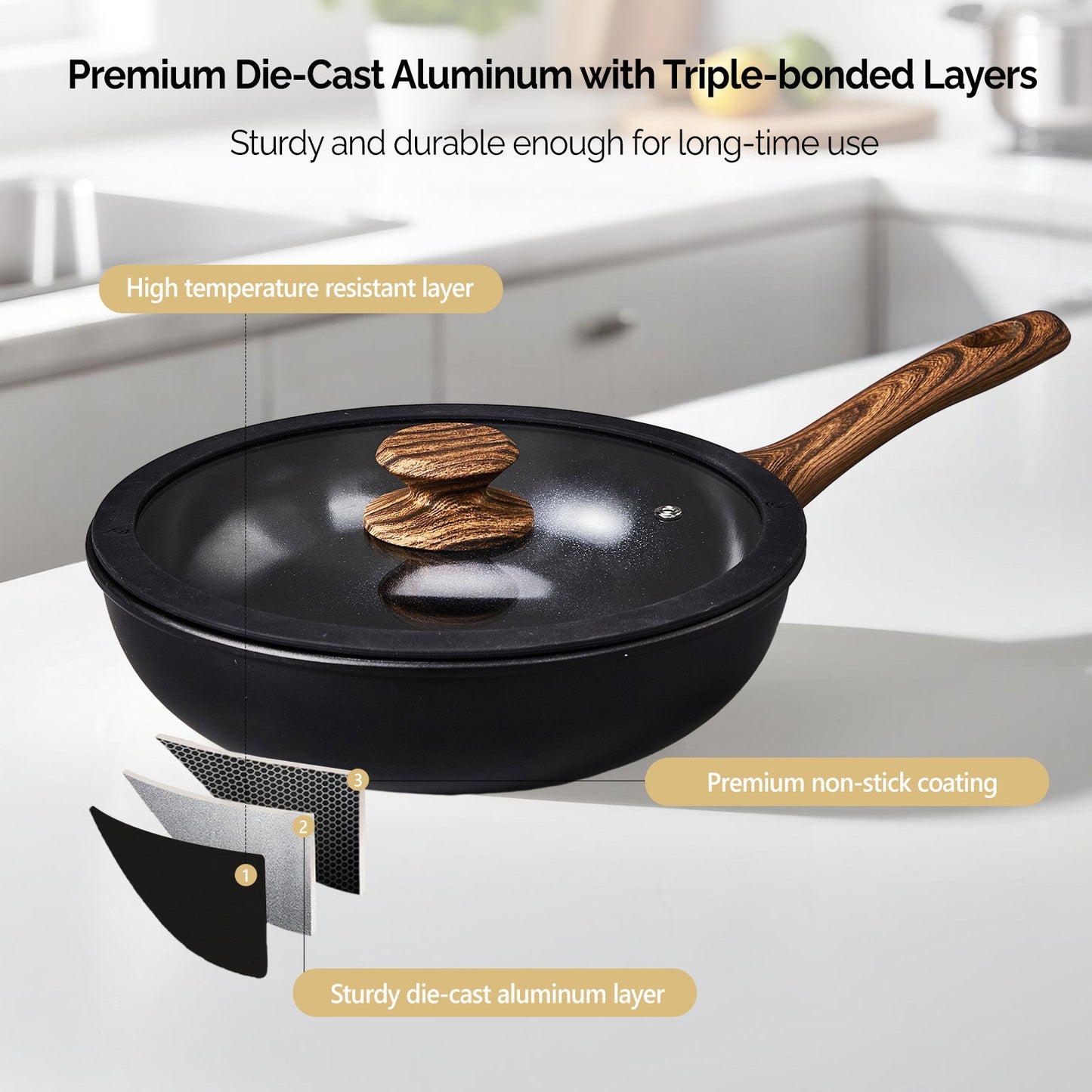 17-Piece Aluminum Cookware Set