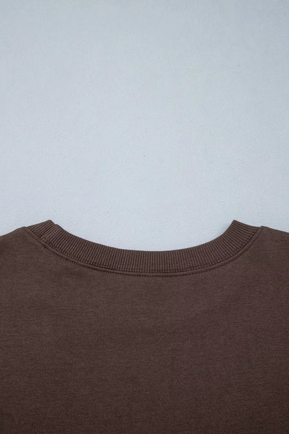 Polka dot slogan sweatshirt, view 7