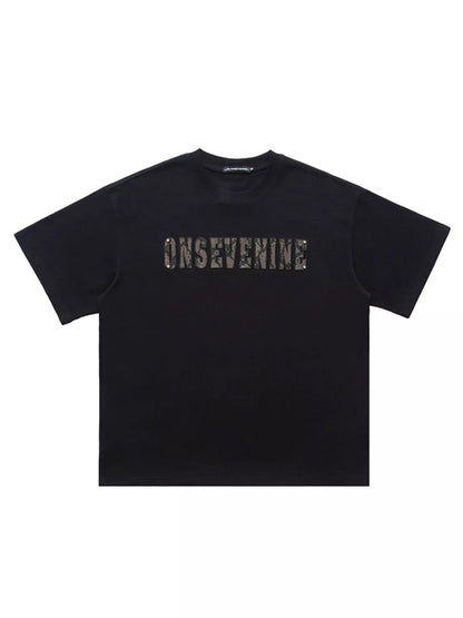 Men's Letter Oversized T-Shirt