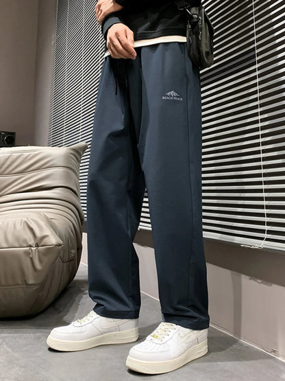 Men's Plus Size Relaxed Fit Drawstring Pants