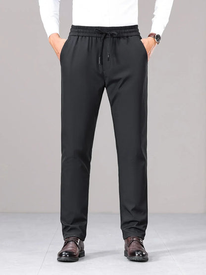 Plus Size Casual Drawstring Elastic Waist Pants