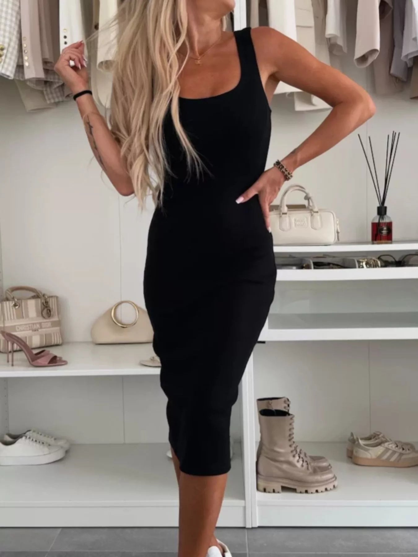 Full Size Dress and Outerwear Set