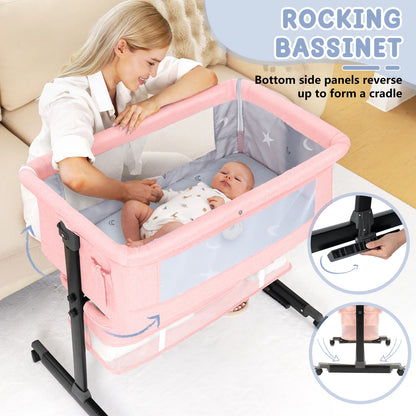 Kmaier Foldable Portable Baby Bassinet