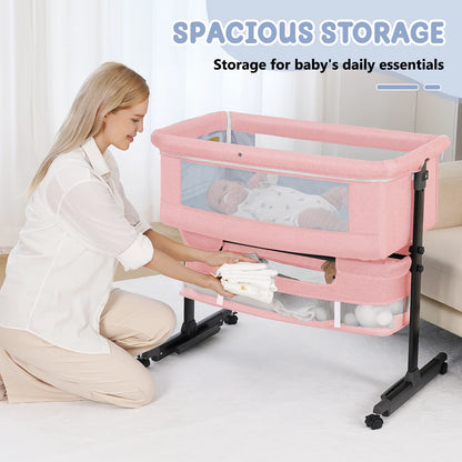 Kmaier Foldable Portable Baby Bassinet