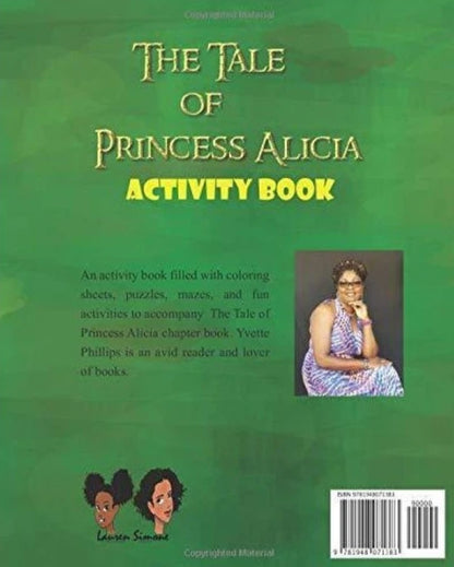 Princess Alicia Activity Book for Kids 5+