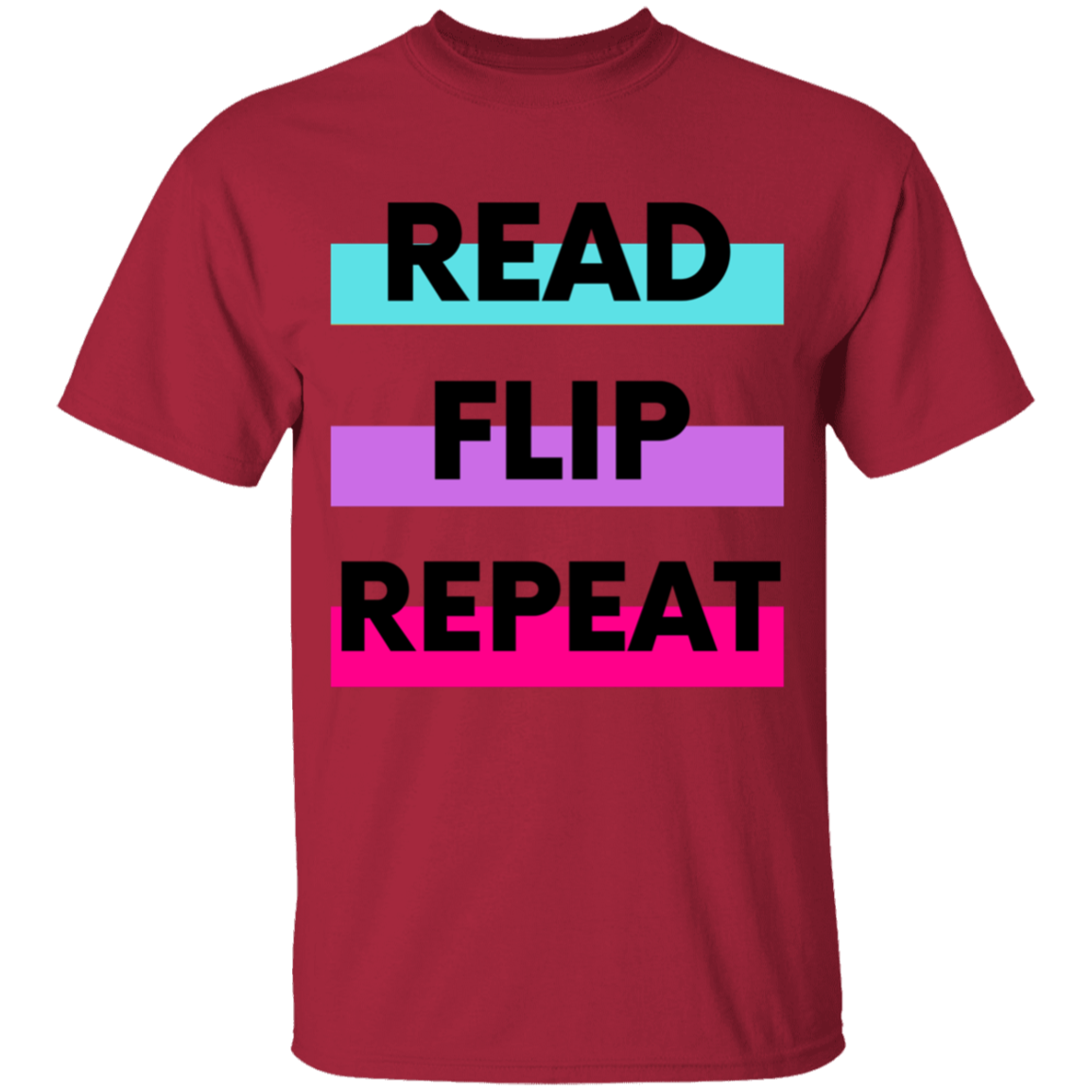 Read, Flip, Repeat T-shirt - MONLANE