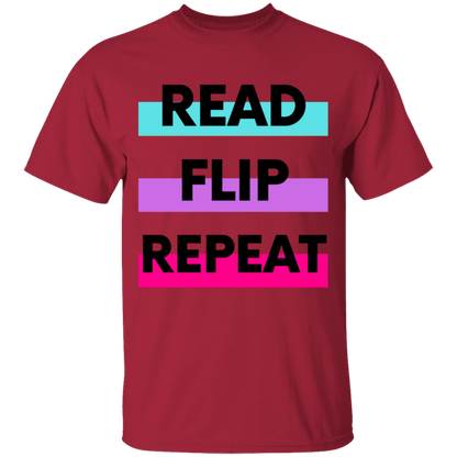Read, Flip, Repeat T-shirt - MONLANE