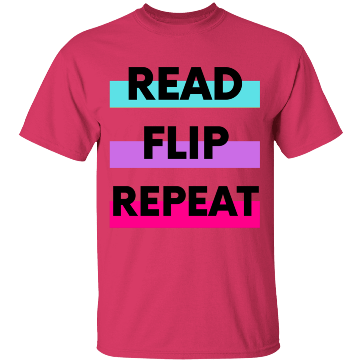 Read, Flip, Repeat T-shirt - MONLANE