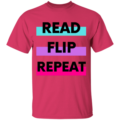 Read, Flip, Repeat T-shirt - MONLANE