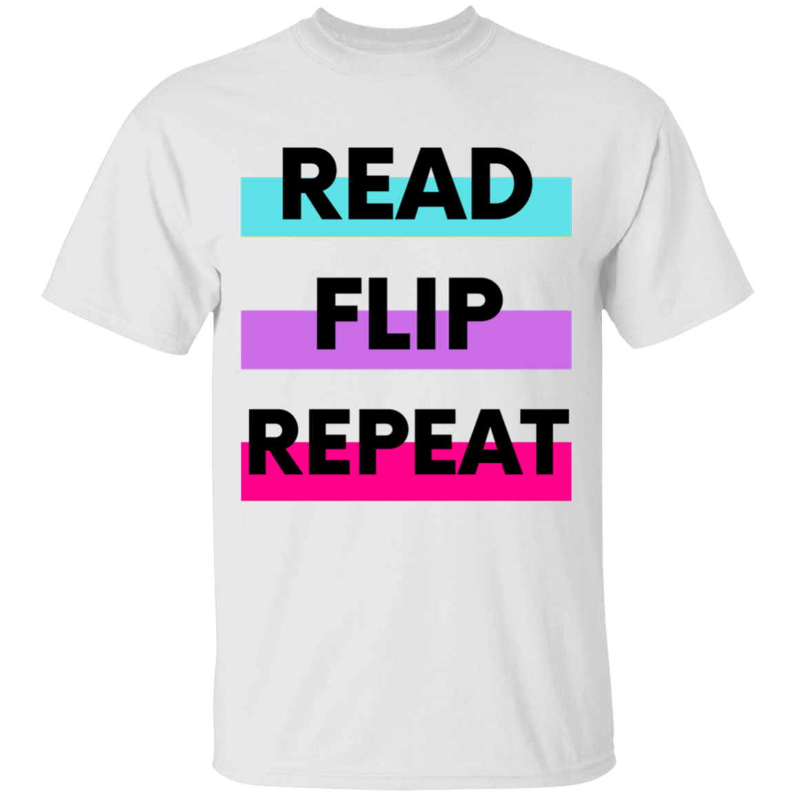 Read, Flip, Repeat T-shirt - MONLANE
