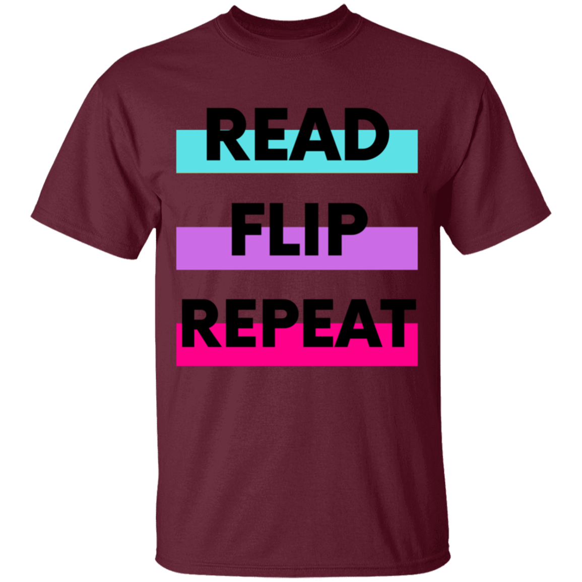 Read, Flip, Repeat T-shirt - MONLANE