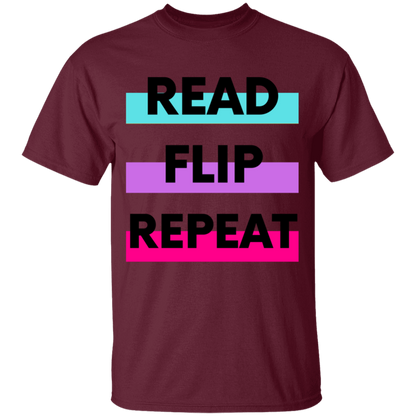 Read, Flip, Repeat T-shirt - MONLANE
