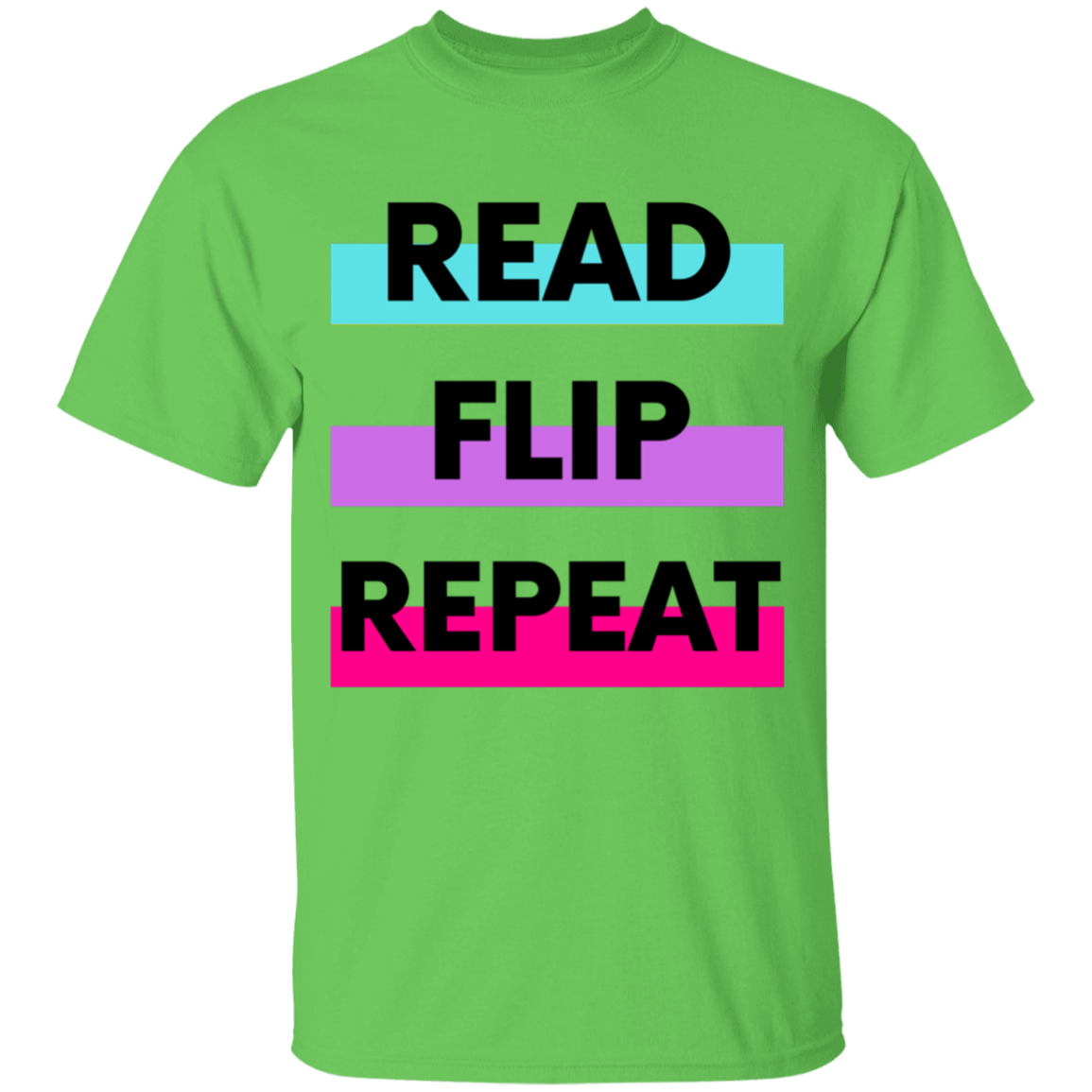 Read, Flip, Repeat T-shirt - MONLANE