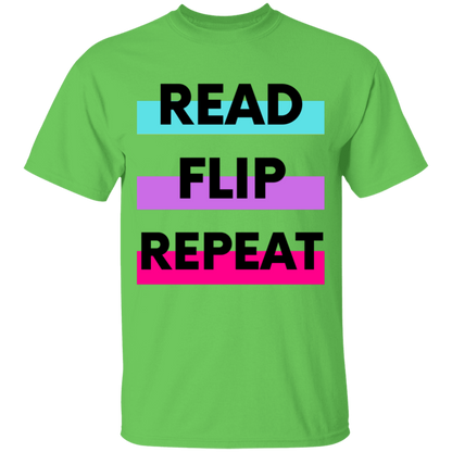 Read, Flip, Repeat T-shirt - MONLANE