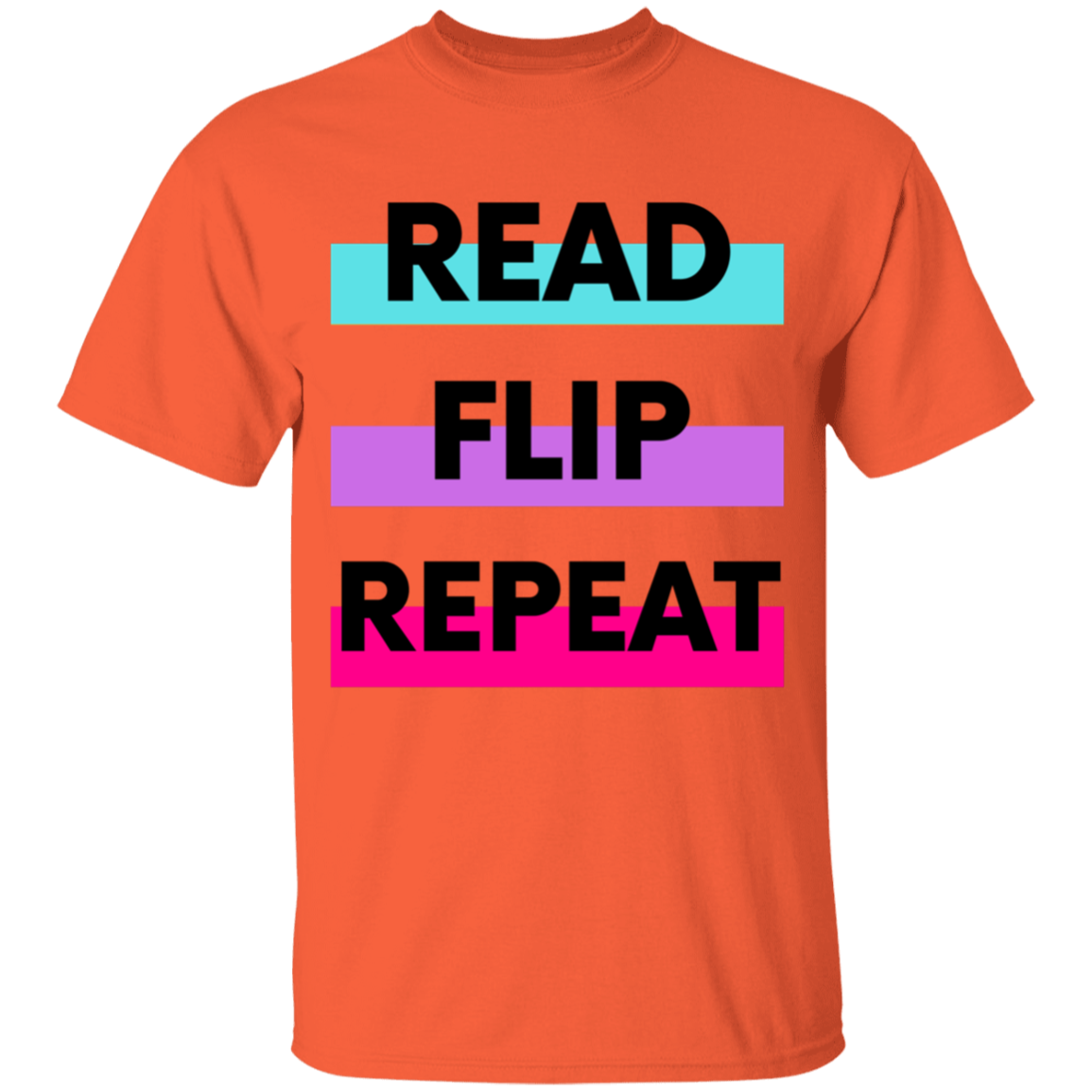 Read, Flip, Repeat T-shirt - MONLANE