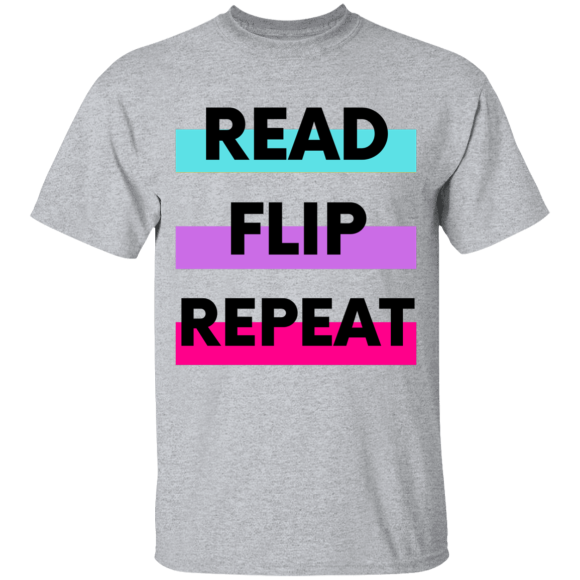 Read, Flip, Repeat T-shirt - MONLANE