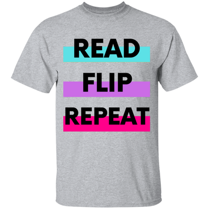 Read, Flip, Repeat T-shirt - MONLANE