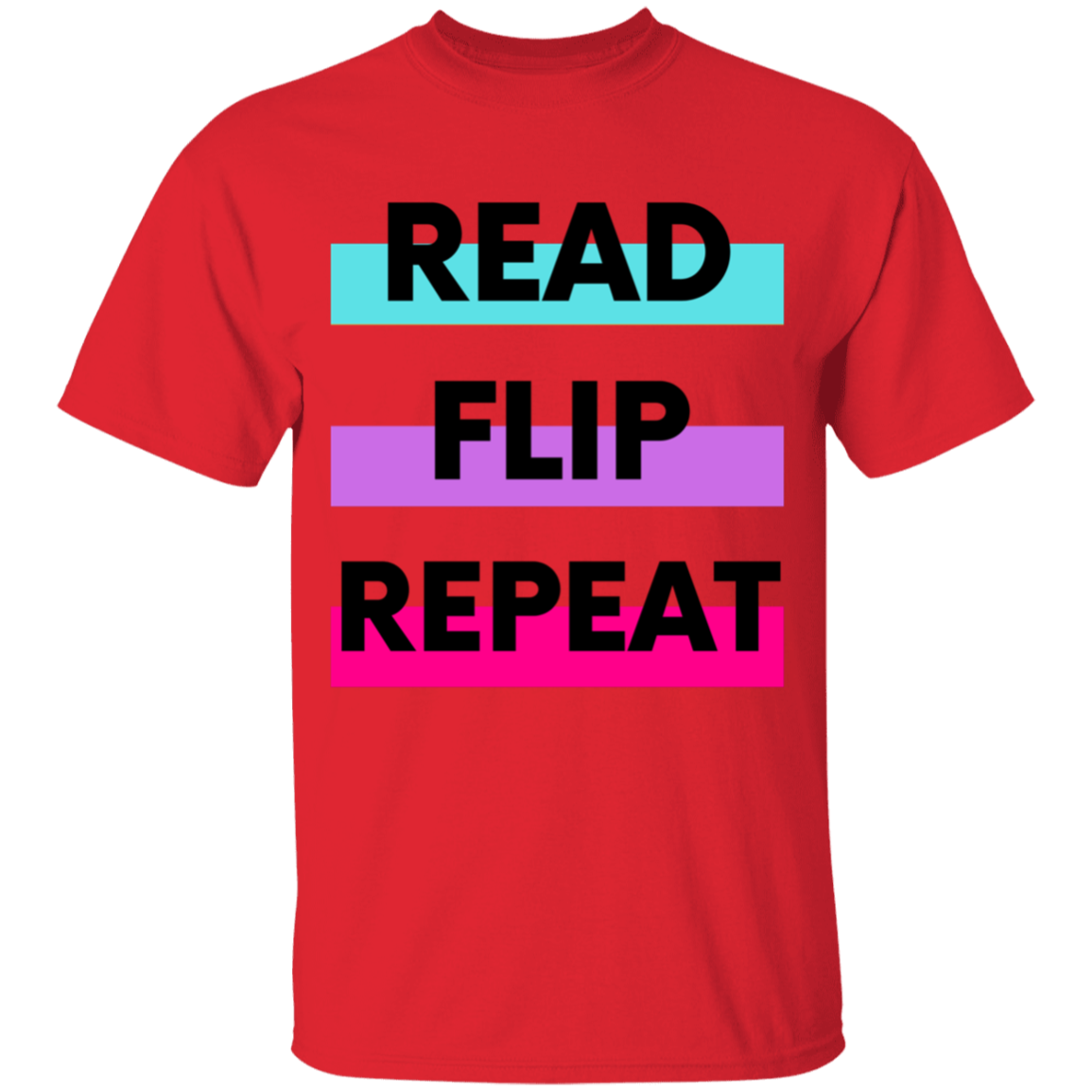 Read, Flip, Repeat T-shirt - MONLANE