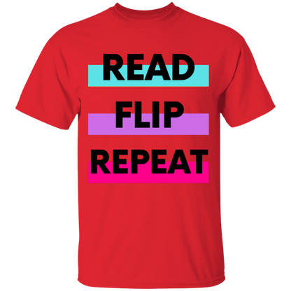Read, Flip, Repeat T-shirt - MONLANE
