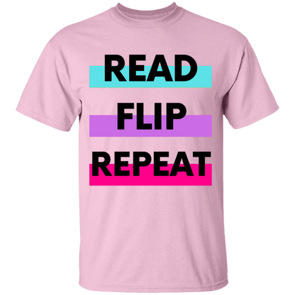 Read, Flip, Repeat T-shirt - MONLANE