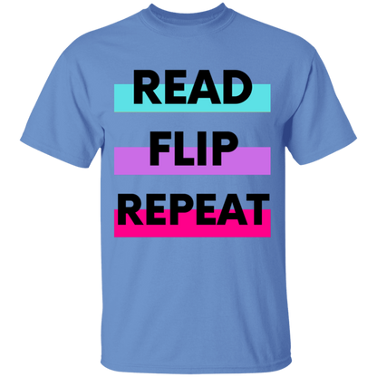 Read, Flip, Repeat T-shirt - MONLANE