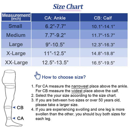 Open Toe Knee High Calf Compression Socks Women & Men - MONLANE