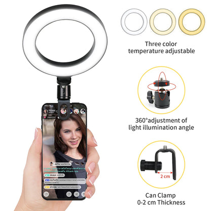 6.3 Inch LED Ring Lights Round Lamp