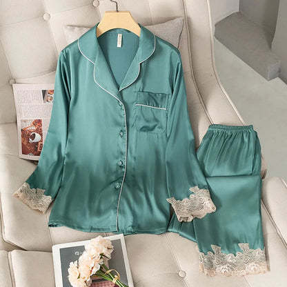 Satin Pajamas Set