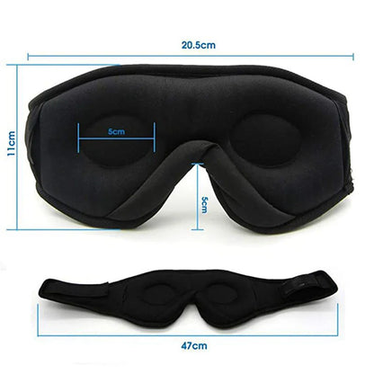 Bluetooth 3D Eye Mask with Music Headphones