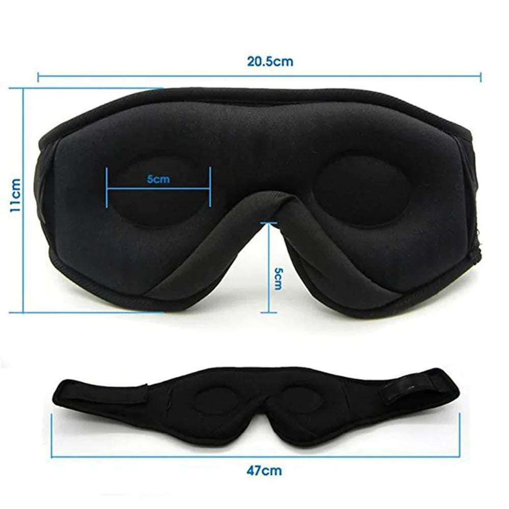 Bluetooth 3D Eye Mask with Music Headphones - MONLANE